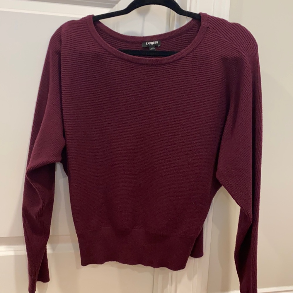 Express Tugs at the waist Sweater